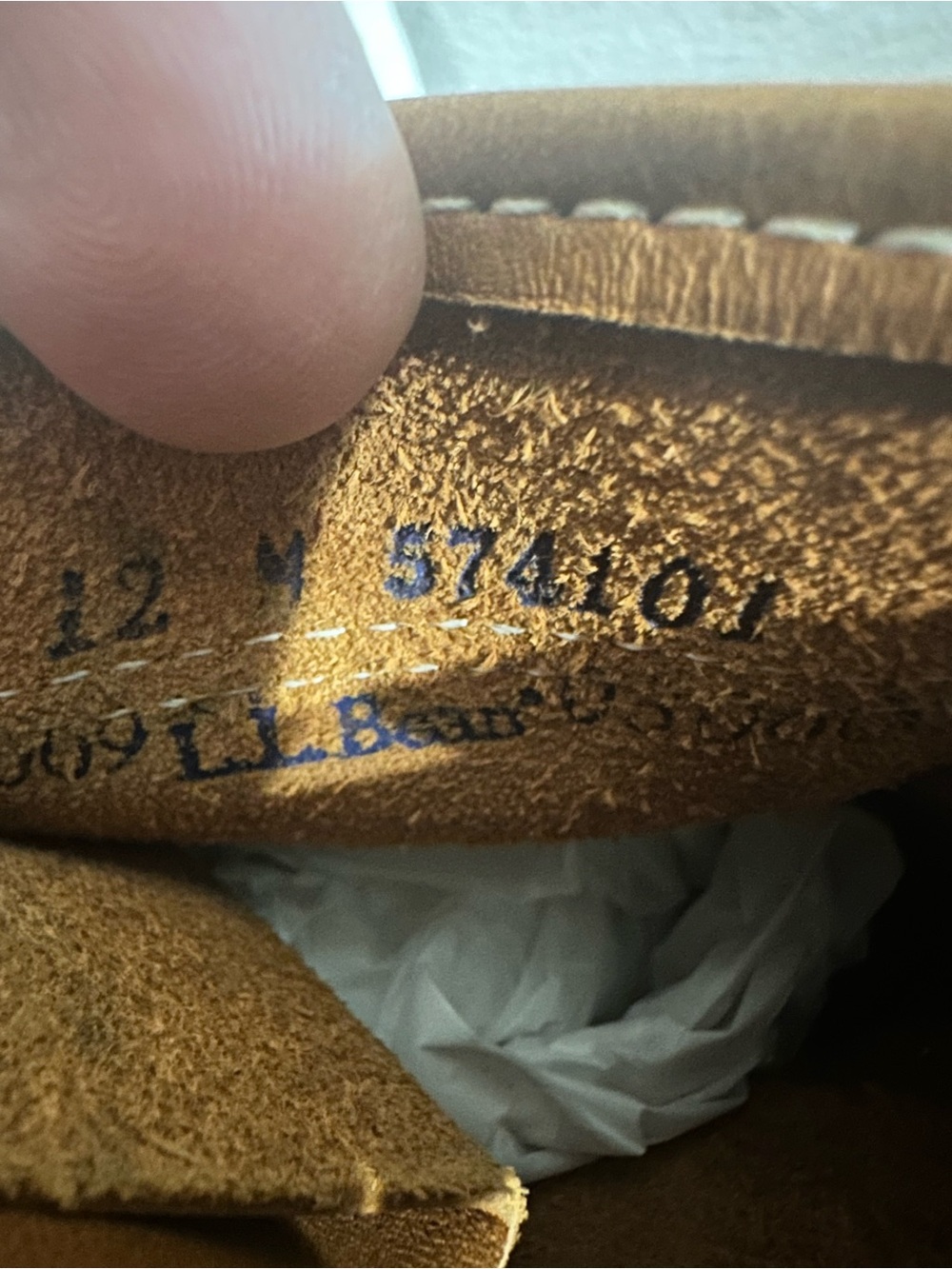 L.L. Bean  men’s Bean Boot Tan Leather and Brown Rubber Duck Boots size 12 - Picture 5 of 7